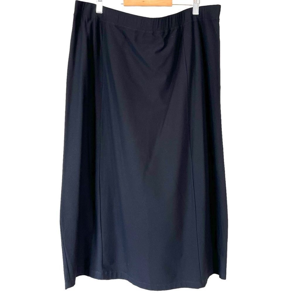 Eileen Fisher Viscose Wool Knit Skirt (1X)